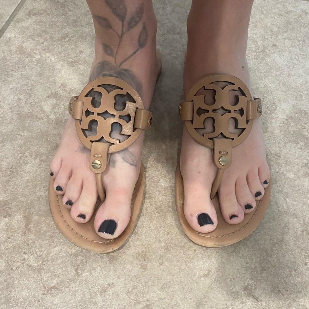 Tory Burch Miller Sandals Size 7